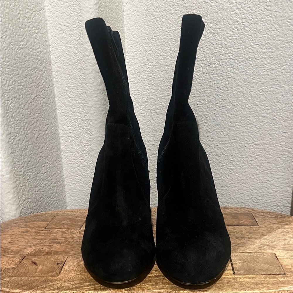 Michael Kors Black Suede Ankle Booties